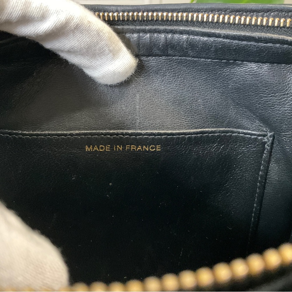 ❌NOT AVAILABLE❌ Vintage 1997 Chanel Navy Blue CC Handbag 24K Gold Hardware - Picture 14 of 16